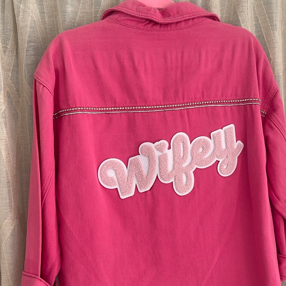 Pink Denim Jacket